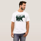 アラスカンクルーズ船カスタム乗船Tシャツ Tシャツ (正面フル)