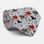 アラスカンクレカイクリスマスプレゼント ネクタイ (ロール)