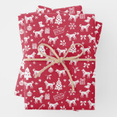 アラスカンクレカイクリスマス ラッピングペーパーシート (インサイチュ)