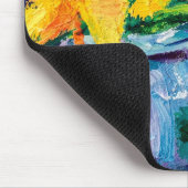 アラスカンサンフラワーブルースマウスパッド マウスパッド (コーナー)