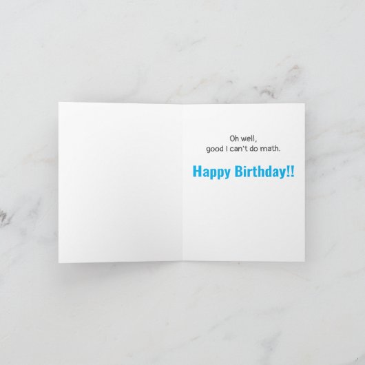 アラスカンシベリアハスキーおもしろい犬恋人誕生日 カード (内部)