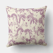 アラスカンダルシープパープルパール クッション (裏面)