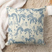 アラスカンダルシープブルーパール クッション (ブランケット)