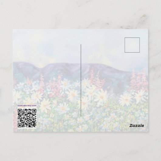 アラスカントイック葉書 ポストカード (裏面)