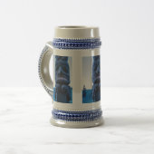 アラスカントテムポールウィンターシーンクロファンシーグ ビールジョッキ (正面左)