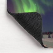アラスカンノーザンライツナイトフォト マウスパッド (コーナー)