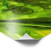 アラスカンファイアウィードピンクワイルドフラワー抽象芸術 フォトプリント            (角)