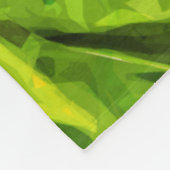 アラスカンファイアウィードピンクワイルドフラワー抽象芸術 フリースブランケット (角)