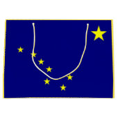 アラスカンフラッグ抱き枕 ラージペーパーバッグ (正面)