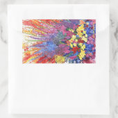 アラスカンフローラ爆破シール 長方形シール (バッグ)