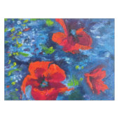 アラスカンポピズタブレクロス テーブルクロス (正面(横))