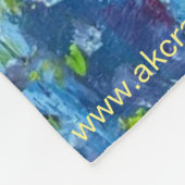 アラスカンポピーフリースブランケット フリースブランケット (角)