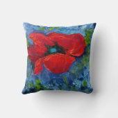 アラスカンポピー装飾用クッション クッション (裏面)