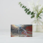 アラスカンポーラーベア 名刺 (スタンド正面)