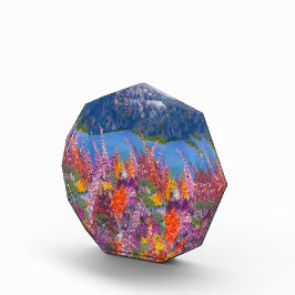アラスカンマウンテン花模様 フォトブロック