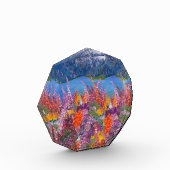 アラスカンマウンテン花模様 フォトブロック (左)