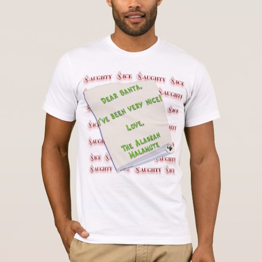 アラスカンマラいけなムートまたはニース Tシャツ (正面)