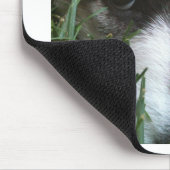 アラスカンマラミュートの子犬 マウスパッド (コーナー)