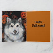 アラスカンマラミュート カード (内部)