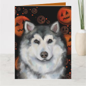 アラスカンマラミュート カード (正面)