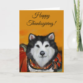 アラスカンマラミュート サンキューカード