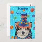 アラスカンマラミュート ポストカード (正面/裏面)