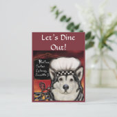 アラスカンマラミュート ポストカード (スタンド正面)