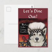 アラスカンマラミュート ポストカード (正面/裏面)