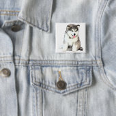 アラスカンマラミュート 缶バッジ (インサイチュ)