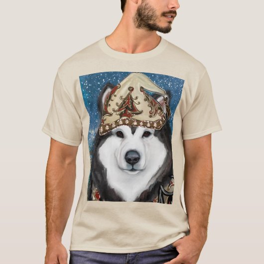 アラスカンマラミュート Tシャツ (正面)