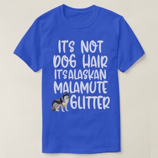 アラスカンマラムテグリッターTシャツ Tシャツ (デザイン正面)