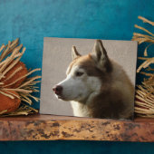 アラスカンマラムテドッグ写真 フォトプラーク (側面)