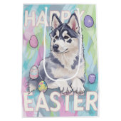 アラスカンマラムテハッピーイースター ミディアムペーパーバッグ (裏面)