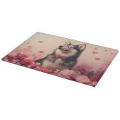 アラスカンマラムテバラ – バレンタインデー カッティングボード (角)