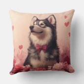 アラスカンマラムテバラ – バレンタインデー クッション (裏面)