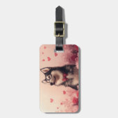 アラスカンマラムテバラ – バレンタインデー ラゲッジタグ (正面縦)