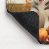 アラスカンマラムテパピオータムデライトカボチャ マウスパッド (コーナー)