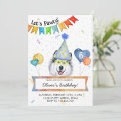 アラスカンマラムテレッツパウィドグバースデーパーティー 招待状 (スタンド正面)