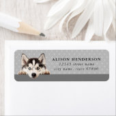 アラスカンマラムテ差出人住所ラベル ラベル (インサイチュ)