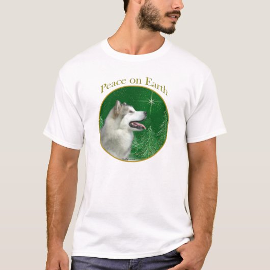 アラスカンマラムテ平和 Tシャツ (正面)