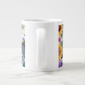 アラスカンマラムテ犬のオーナーギフト ジャンボコーヒーマグカップ (裏面)