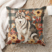 アラスカンマラムテ秋水彩花 クッション (ブランケット)