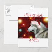 アラスカンマラムテ精神 ポストカード (正面/裏面)