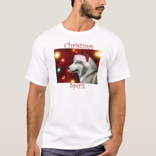 アラスカンマラムテ精神 Tシャツ (正面)