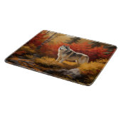 アラスカンマラムテ紅葉秋インスパイア カッティングボード (角)