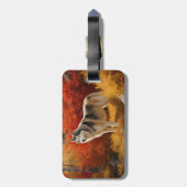 アラスカンマラムテ紅葉秋インスパイア ラゲッジタグ (裏面縦)