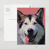 アラスカンマラムテ葉書 ポストカード (正面/裏面)