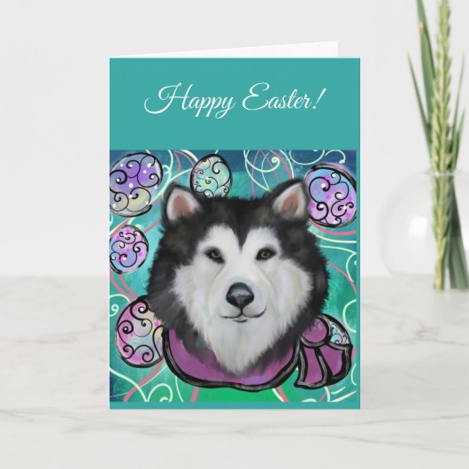 アラスカンマラムテ サンキューカード (正面)