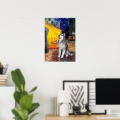 アラスカンマラムテ – テラスカフェ ポスター (ホームオフィス)