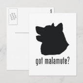 アラスカンマラムテ ポストカード (正面/裏面)